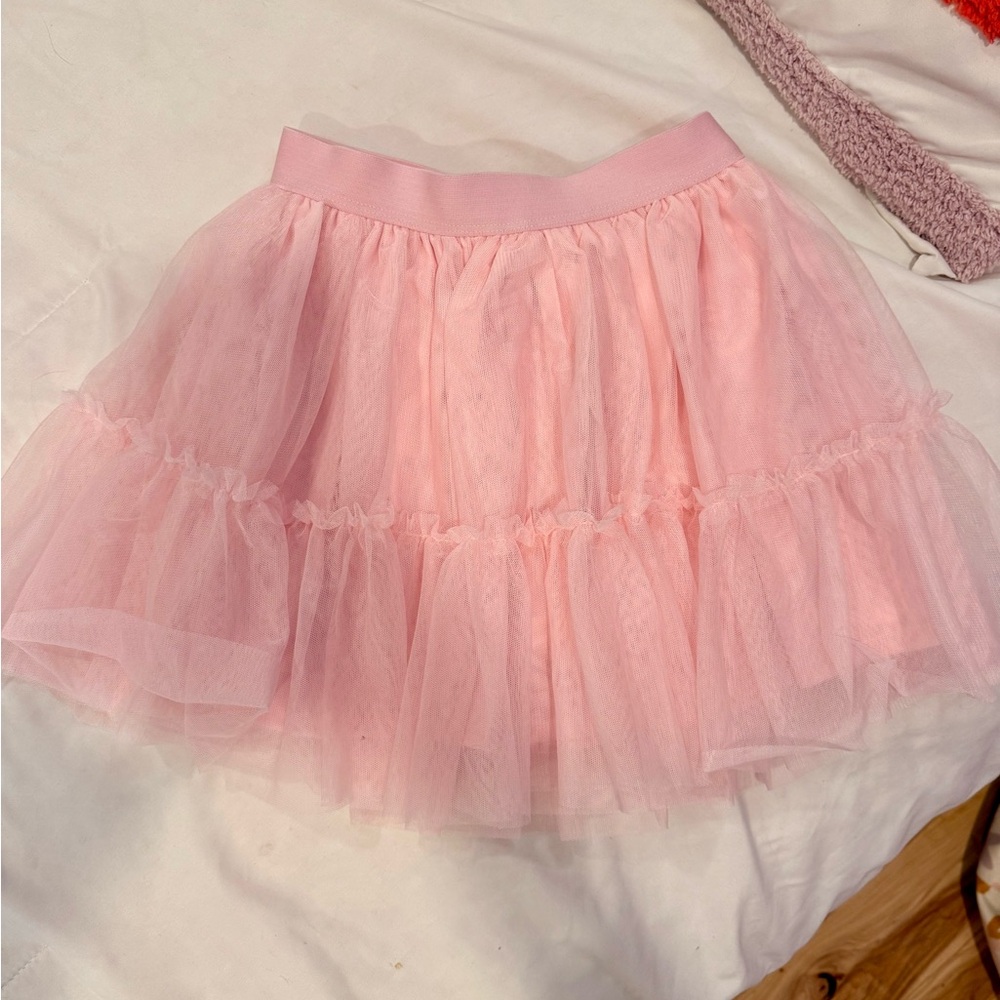 Charming Pink Tulle Skort for Kids